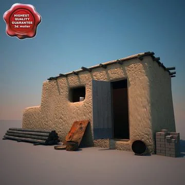 Afghanistan House V4 3D Model