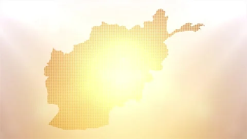 Afghanistan Map Opener Stock Footage 247887938