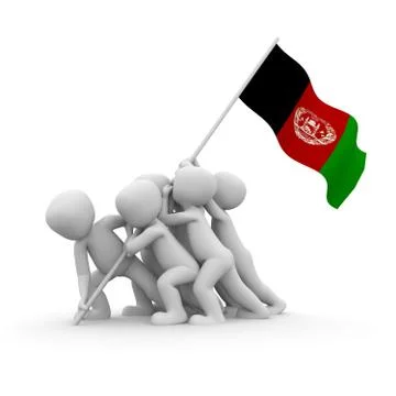 Afghanistan memorial Stock Illustration