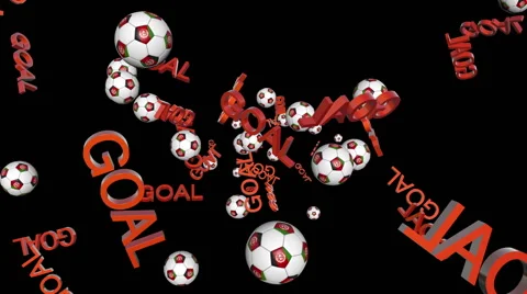 Afghanistan soccer balls generated random, GOAL 库存影片 42139075