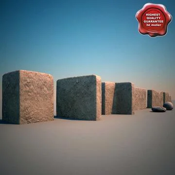 Afghanistan Walls Collection 3D Model
