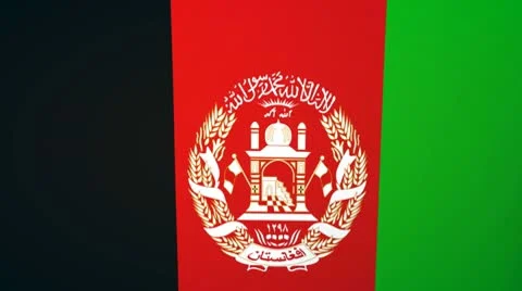 Afghanistan Waving Flag Stock Footage 10761414