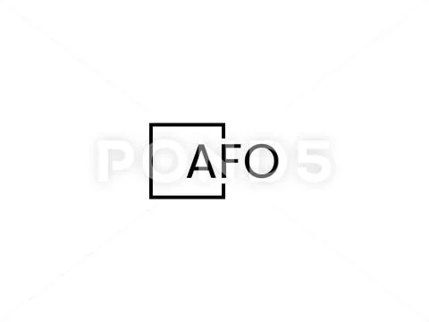 AFO letter initial logo design vector illustration Illustration #198828488