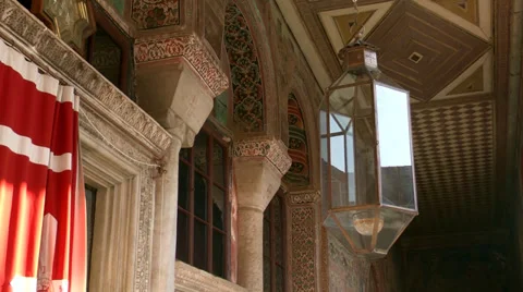 Afon Mountain, Greece, Mount Athos, frescoes. Stock Footage 35526004