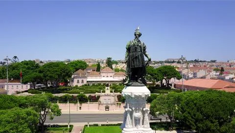 Afonso de Albuquerque - The Belém Palace - Portugal Stock Photos