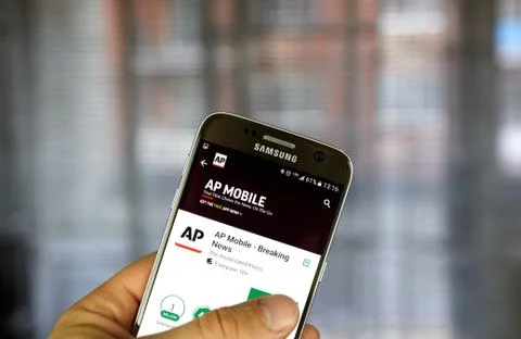 AFP android application on Samsung S7 Фото