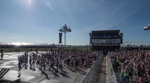 AFP fest timelapse 003 2k Stock Footage 49317567