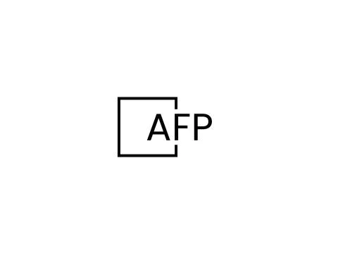 AFP letter initial logo design vector illustration Stock Illustration