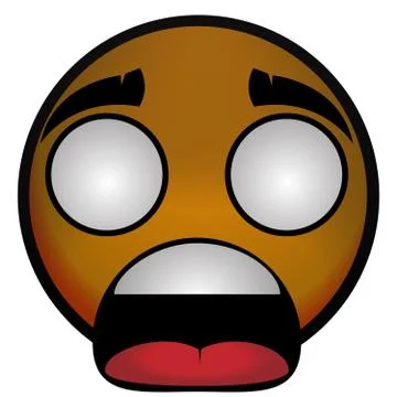 AFRAID Stock Illustration