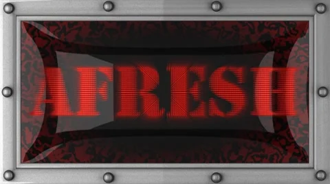 Afresh on led Vídeo Stock 8664050