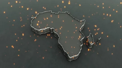 Africa 01 Video stock 155452039