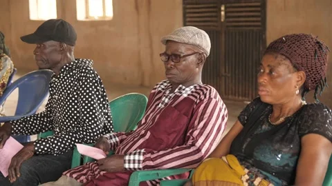 Africa eye surgeon checking and  treating patient eyes 動画素材 165449285