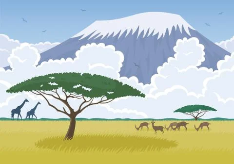 Africa Stockillustratie