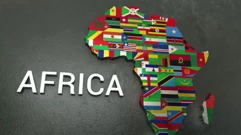 Africa Map Stock Footage 278198406