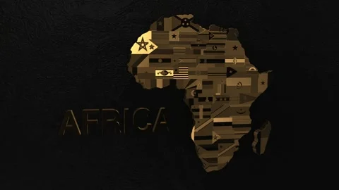 Africa Map Stock Footage 278198523