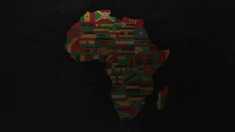 Africa Map Stock Footage 278198693