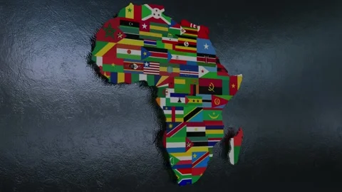 Africa Map Stock Footage 278198711