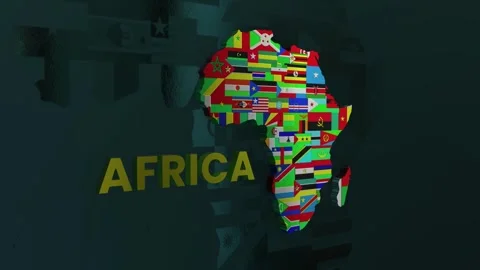 Africa Map Stock Footage 279727072
