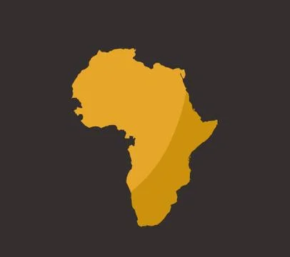 Africa map vector illustration Stock Illustration