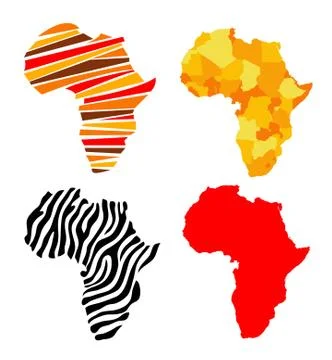 Africa map vector illustration Stock Illustration