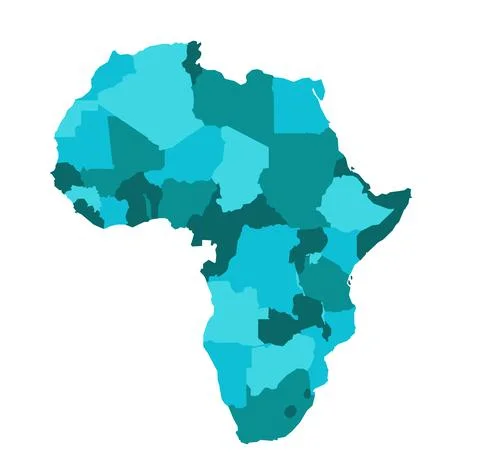 Africa map vector illustration Stock Illustration