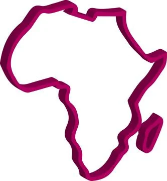 Africa Map Vector illustration Stock Illustration