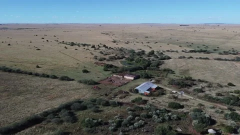 Africa Old farm storehouse Stock Footage