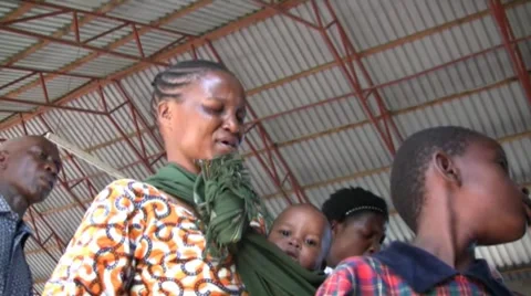 Africa religion Stock Footage 7769372