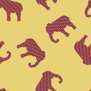 Africa seamless pattern background. 스톡 일러스트