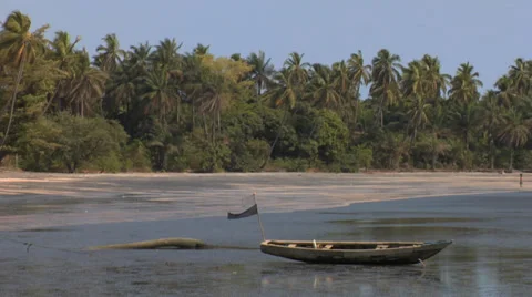 Africa - West African Beach6 Stock Footage