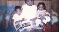 African American Black Woman Reads to Children Kids Vintage Film Home Movie HD Footage