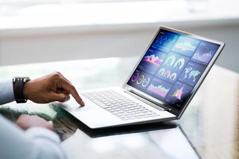 African American Data Analyst Stock Photos