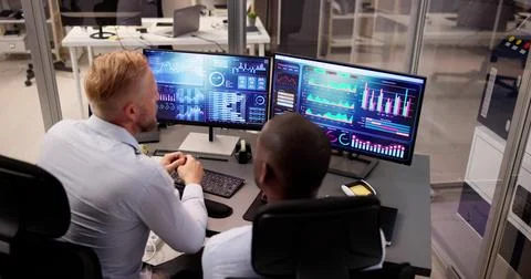 African American Data Analyst Stock Photos