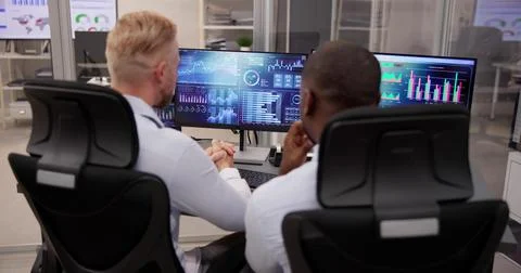African American Data Analyst Stock Photos