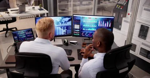 African American Data Analyst Stock Photos