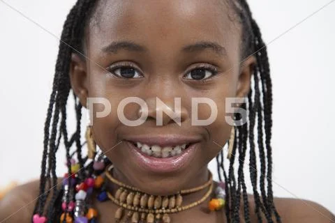African American Girl Smiling