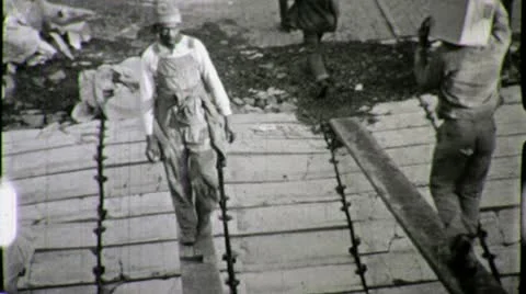 African American STEVADORS Workers Black 1930s Vintage Film Archival  Stock Footage
