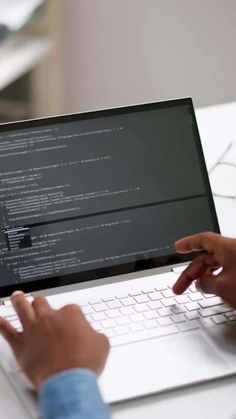 African American Web Developer Programmer Stock Footage 242039844