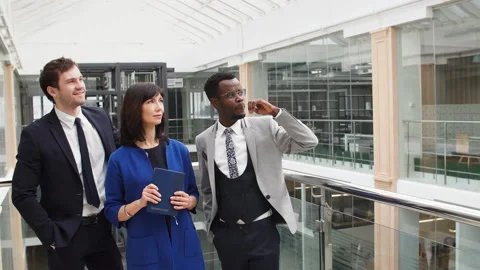 African architects show result of working on construction plans. Stock Footage 86666095