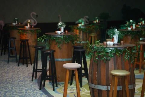 African bar concept Stock Photos