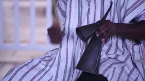 African Bell Video stock 54674580