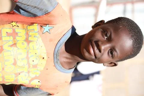 African boy Stockfoto's