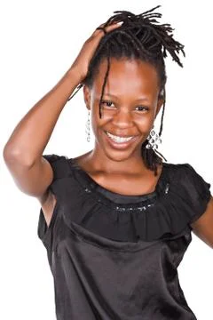 African with braids Stock-Fotos