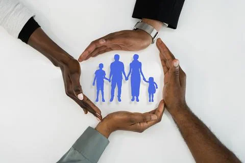 African Business Team Family Life Insurance Stock Photos