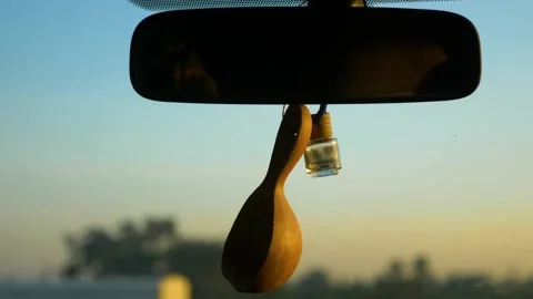 African calabash car accessory Video stock 151147713