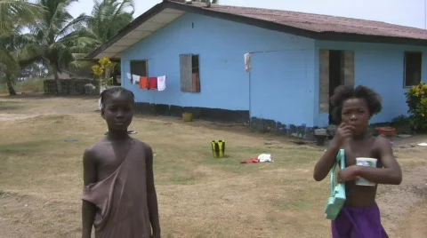 African Child Stock Footage