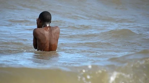 African child Video stock 7130544