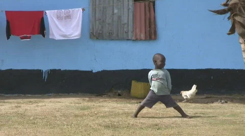 African Children Stock Footage 585553