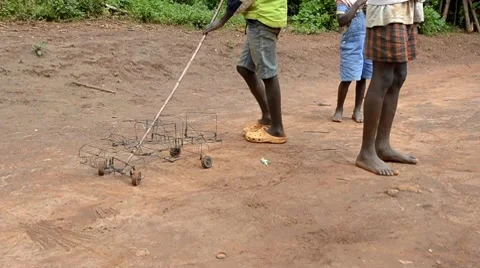 African children Video stock 7740353