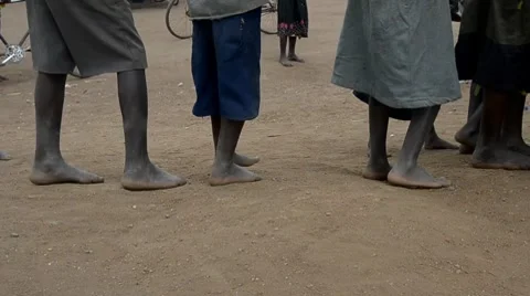 African children Stock Footage 7740581